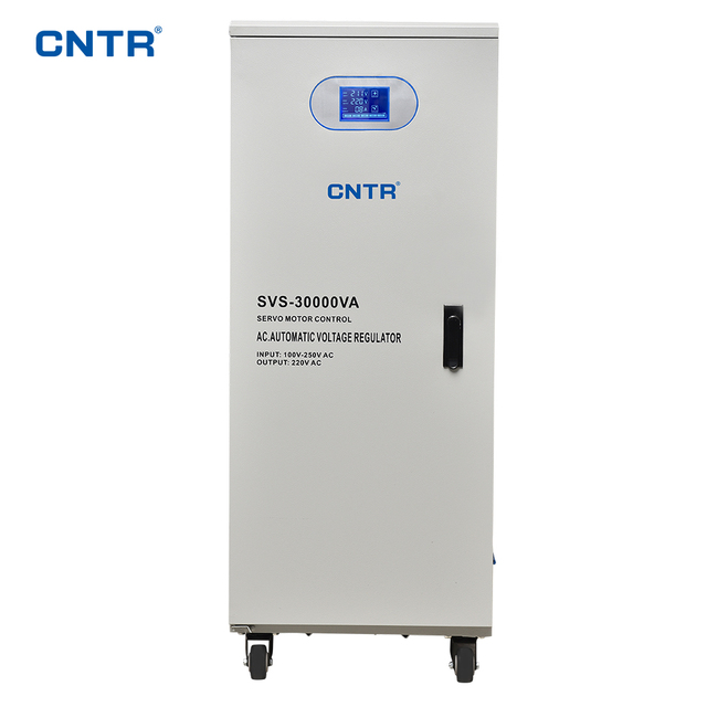 SVS-30kVA Quiet Upright Voltage Stabilizer - Servo Type 220V with LCD AVR