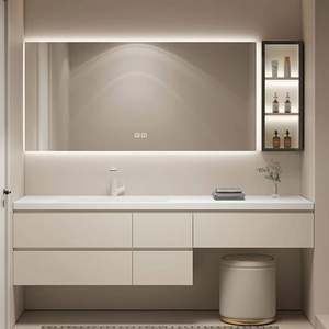 Meuble de salle de bain de luxe de haute qualité YALIG, design moderne, suspendu au mur, vasque flottante pour hôtel - Product Image 6