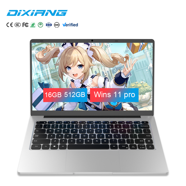 Wholesale Cheap Brand New Laptops 14.1inch 1366*768 Laptop Intel M3-6Y30 8GB 16GB DDR3 RAM 512GB SSD Business Notebook Computer