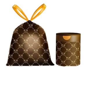 ถุงขยะแบบมีเชือกผูก ลายหมีดุร้าย หนาพิเศษ ขนาดใหญ่ ทนทานต่อการฉีกขาด สำหรับใช้ในครัวเรือน - Product Image 3