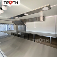 Food Truck Commercial de Luxe Portable pour Shawarma, Équipement de Restauration Mobile pour BBQ en Plein Air Truth Street