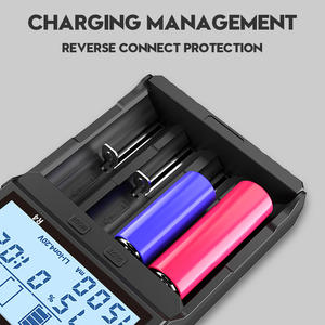 ポータブル電気充電器4スロットEU標準ABSソケット18650トリプルAダブルリチウムLifepo4 <span class=keywords><strong>1.2V</strong></span>電圧電池 - Product Image 6