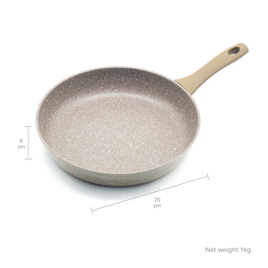 Sartén Antiadherente de Aluminio con Revestimiento de PTFE, <span class=keywords><strong>Mango</strong></span> de Silicona, Sartén Antiadherente con Efecto Mármol - Product Image 1
