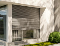 Volets roulants motorisés intelligents modernes en aluminium pour la rénovation de maisons de luxe et les projets commerciaux