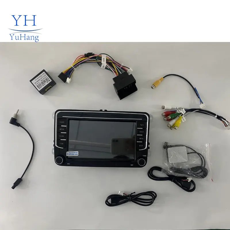 Yuhang pour Vw/volkswagen/passat/polo/golf/skoda/siège/sharan 7 pouces Android 13 lecteur DVD de voiture/siège/GPS Navigation Radio CN;GUA