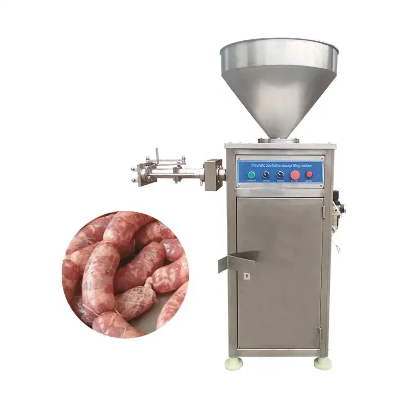 100 kg/std Wurst-Produktions linie Edelstahl-Wurst-Einlauf-Maschine