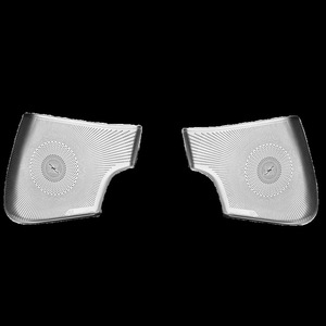 Couvre-haut-parleurs de porte Burmester en aluminium pour Mercedes-Benz SLK 2011-2012, modification intérieure - Product Image 2