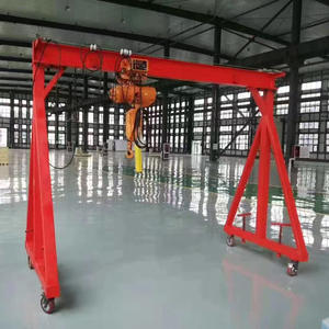 Grue à portique mobile de petit atelier électrique durable pour usage industriel et de construction - Product Image 3