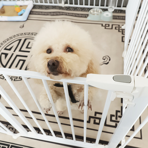 Mittelgroße Hunde käfig tür Kunststoff-Haustier zaun für das Wohnzimmer für den Hausgebrauch - Product Image 6