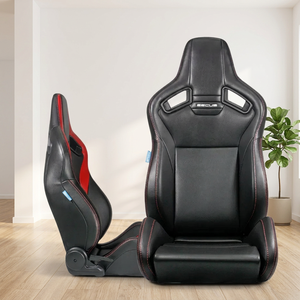Siège de voiture modifié en cuir PU de style sport personnalisable avec mécanisme d'inclinaison et tissu de couleur personnalisée - Product Image 1