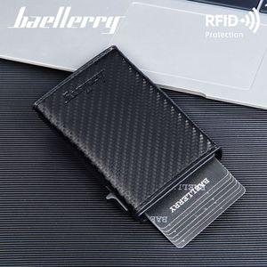 Baellerry Men's Card Holder RFID Protection Magnetic Pop Out Credit Card <b>Case</b> Black Summer 2024 - Product Image 1