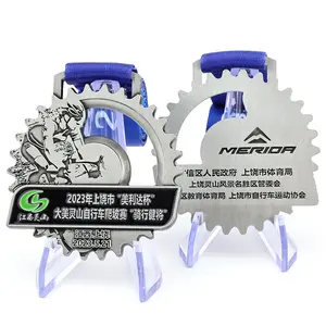 Manufacturer Free Design Medals Custom Cycling Sports Award Triathlon Bicycle Kids Bike 3D Race Metal Medals