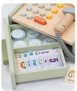 Desarrollo de la educación de la primera infancia Juguete de madera Juego de simulación Reunión familiar Juego de simulación Concepto preescolar Venta de efectivo - Product Image 5