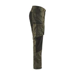 BLAKLADER - 145918454599D88 Pantalon de service avec stretch Vert olive foncé/Noir-PANTALON DE TRAVAIL EAN 7330509646137 - Product Image 5