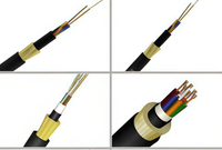 Cable de Fibra Óptica ADSS para Exteriores, Precio de Fábrica, G652D, Monomodo, para Uso FTTH, 2-48 Hilos, Cubierta de PVC LSZH, 3 km/Rollo