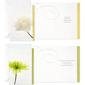 Tarjetas de <span class=keywords><strong>flores</strong></span> de simpatía surtidas elegantes promocionales de 4 diseños con sobre para dar regalos especialmente adecuadas para enviar a un amigo - Product Image 3