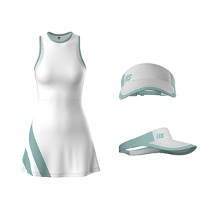 Set di Maglia da Tennis Personalizzata con Logo, Abbigliamento Sportivo Femminile OEM, Gonna da Tennis e <span class=keywords><strong>Polo</strong></span> - Product Image 6