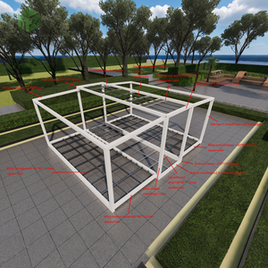 Casa Contenedor Plegable Moderna, Villa de Acero Expandible con Dormitorio y Estudio, Ideal para Hoteles y Vida Urbana - Product Image 5
