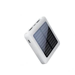 Fuente de Energía Solar de Emergencia Multifuncional para Exteriores, 5000 mAh de Gran Capacidad, Mini Banco de Carga Delgado y Ligero con Iluminación - Product Image 2