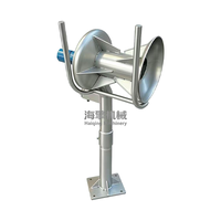 Treuil de pêche hydraulique en acier inoxydable 304 de 0,5 à 2 tonnes, 25 MPa, 50 ml/rev, treuil de levage de filet hydraulique vertical pour bateau de pêche