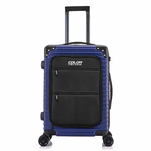 OEM/ODM bagaj üreticisi hafif taşıma bagaj seti seyahat valiz bavul seti USB şarj portu ile