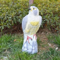 Répulsif d'Oiseaux Aigle Faucon en Plastique Écologique pour Jardin, Dissuasif et Appât Anti-Oiseaux, Contrôle des Animaux d'Extérieur