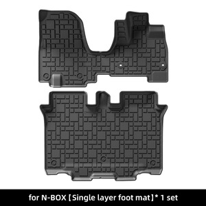 Tappetini per pavimento e Cargo 100% TPE per <span class=keywords><strong>2023</strong></span> N-BOX Honda (JF5/JF6, RHD, Kei Car) - 3D misurato, impermeabile - Product Image 5