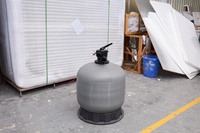 Filtre à sable pour piscine en fibre de verre Emaux P400 0,5 HP avec débit de 147,1 gpm