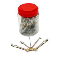 Ensemble de fumeur 3-en-1 en gros, 60 pièces/pot, accessoires de fumage, nettoyeur de pipe à tabac, pipe de fumer avec couteau 3-en-1, boîte individuelle