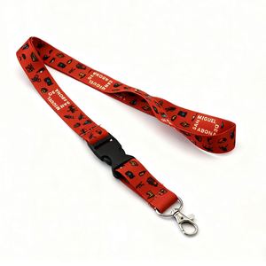 YUSEN1006 – Lanière en polyester à transfert thermique avec crochet métallique, personnalisable avec logo, pour badge d'identification – Vente en gros - Product Image 1