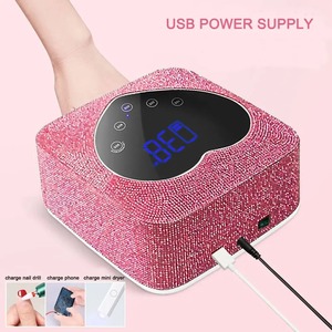 Lampe à ongles UV LED rechargeable 30 LEDS sans fil Lumière UV pour ongles Lampe de durcissement professionnelle pour gel avec écran tactile Outils de salon - Product Image 3