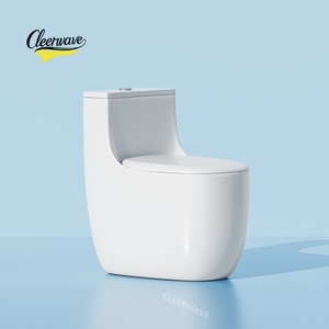 Set di <span class=keywords><strong>WC</strong></span> Moderno di Design da 58CM, Sanitari di Alta Qualità con Scarico Sifonico per Bagno e Hotel - Product Image 1