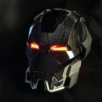 Nouveau casque Iron-Man MK17 en plastique pour jeunes de 15 à 17 ans, masque à ouverture/fermeture automatique commandé par la voix de Jarvis, écran facial Mecha