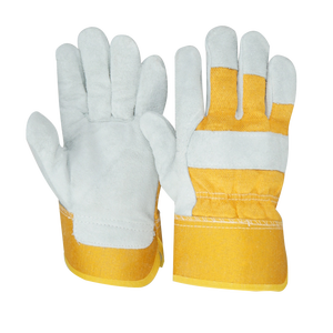 Guantes de Cuero para Soldadura Industrial, Guantes Rojos de Cuero para Soldar con Función Anticalor para Seguridad Industrial - Product Image 1