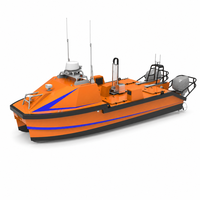 L25C LiDAR Sonar Payload Survei Laut Dalam Aluminium USV
