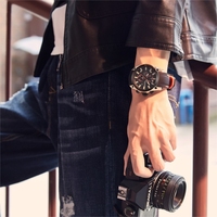 Montres-bracelets de luxe pour hommes MEGIR 2026 : Chronographe sport à quartz, bracelet en silicone, étanches – Vente en gros