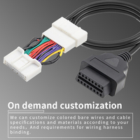 Connecteur 26 broches mâle femelle à 16 broches Obd Ii faisceau de câbles de diagnostic Obd2 Tesla câble de diagnostic pour Tesla modèle 3 modèle Y
