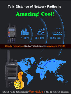 Radio Anysecu 4G REAL PTT/PTT4U Anysecu GT300 WCDMA 3G Walkie Talkie Resistente de 5000KM con Tarjeta SIM, Radio PTT 4G - Product Image 5