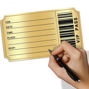 <strong>Wholesale</strong> Double-Sided <strong>Birthday</strong> Party VIP Invitations <strong>Kids</strong> <strong>Birthday</strong> Invites Gold Movie VIP Party Invitation <strong>Cards</strong>