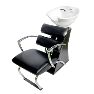 Fashion 2023 Popular Reclining Soft Barber Shop Shampoo Chair Barbershop Shampoo Chair With Bowl Hairdressing