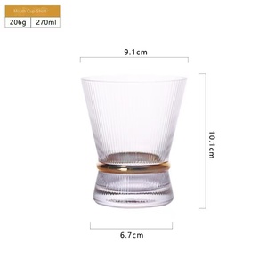 Châu Âu sang trọng thủ công rượu vang thủy tinh Cốc thiết lập tùy chỉnh cho rượu sâm banh Cocktail nho đỏ hiện đại kim loại nhựa drinkware Martini - Product Image 6