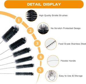Juego de 10 Cepillos de Limpieza para Pipas de Fumar, Nuevo en Existencia, Cepillo para Pipas de Tabaco, Accesorios para Fumar - Product Image 5
