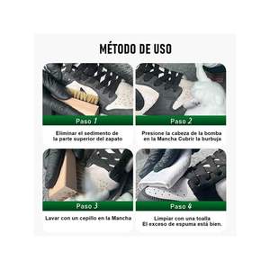 Kit de Limpieza de Zapatos Blue Zoo Cs+ Cleaner 150 ml con 2 Cepillos y Toalla para Zapatillas Blancas - Product Image 6