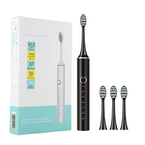 Mini brosse à dents électrique rechargeable IPX7 à poils doux, autonomie de 7 jours, modes de nettoyage variés, charge Type-C, usage domestique - Product Image 1