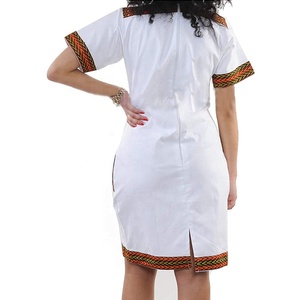 Vestido Dashiki corto con estampado africano <span class=keywords><strong>para</strong></span> <span class=keywords><strong>mujer</strong></span>, traje bohemio de estilo Tribal de Manipur, falda por debajo de la rodilla - Product Image 4