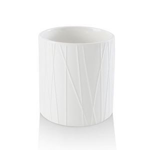 Portautensili da Cucina in <span class=keywords><strong>Ceramica</strong></span> Bianca dal Design Unico, Tipo a Colonna - Product Image 1