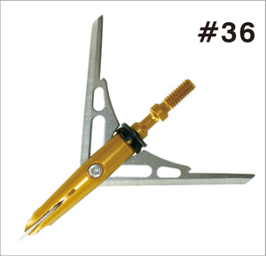 Punta <span class=keywords><strong>de</strong></span> <span class=keywords><strong>Caza</strong></span> Mecánica <span class=keywords><strong>de</strong></span> 2 Cuchillas Expandible, Punta <span class=keywords><strong>de</strong></span> <span class=keywords><strong>Caza</strong></span> Mecánica con Cuchilla Reemplazable para <span class=keywords><strong>Caza</strong></span> con Arco - Product Image 4