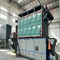 Chaudière à vapeur industrielle à combustible biomasse et charbon, série SZL, pour eau chaude et vapeur, prix départ usine