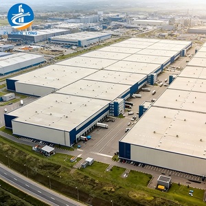 <span class=keywords><strong>Almacenes</strong></span> prefabricados de estructura de acero estándar americano, talleres industriales prefabricados/<span class=keywords><strong>almacenes</strong></span>/fábricas. - Product Image 1