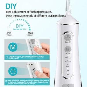 Irrigateur Oral Hydropulseur Tpye-C Avec Chargement USB 4 Mode DIY Pression Hydraulique Oral <span class=keywords><strong>Datel</strong></span> Irrigator Intelligent Home Travel - Product Image 3